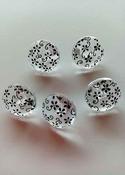 Clear flower shank buttons (15mm) image