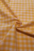 Yarn-dyed 100% cotton gingham, yellow image