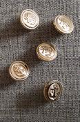 Brass anchor blazer buttons (15mm) image