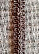 'Figure of 8' braid trim (15mm) - Taupe image
