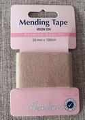 Hemline iron-on repair tape, 38mm (various colours) - Beige