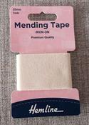 Hemline iron-on repair tape, 38mm (various colours) - Cream