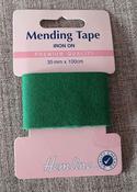 Hemline iron-on repair tape, 38mm (various colours) - Green