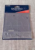 4" Sashikio embroidery template, 'Fondou' (Weights)