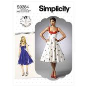 Simplicity Sewing Pattern S9284 Misses' Sweetheart-Neckline Dresses -  image