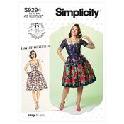 Simplicity Sewing Pattern S9294 Misses' Dress - E5(14-16-18-20-22) image