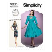 Simplicity Sewing Pattern S9296 Misses' Dress - A5(6-8-10-12-14) image