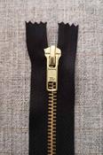 Economy jeans zips (black/navy) - Black / 4" (10cm)