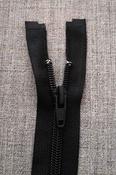 Open-ended medium-weight zips (black &amp; navy) - Black / 24" (61cm) image