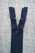 Open-ended medium-weight zips (black &amp; navy) - Navy / 28" (71cm) image