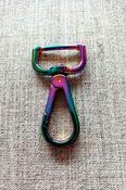 Rainbow swivel snap hooks, 25mm