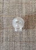 Round spring cord locks (15mm) - Clear