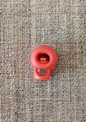 Round spring cord locks (15mm) - Coral Pink