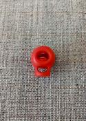 Round spring cord locks (15mm) - Red