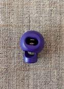 Round spring cord locks (15mm) - Purple (18mm)