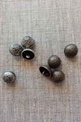 Kalamkari dome buttons (20mm) - Brass image