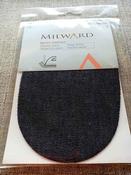Iron-on denim patches (100mm x 150mm) - Navy image
