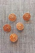 Rose gold filigree buttons (20mm) image