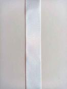 Double-faced satin ribbon (7mm / 1/4") - White image