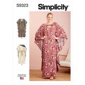 Simplicity Sewing Pattern S9323 Misses' Caftans image
