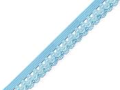 Decorative elastic (15mm) - Pale Blue image