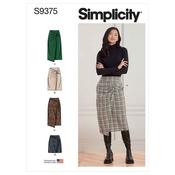 Simplicity Sewing Pattern S9375 Misses' Skirts - U5 (16-18-20-22-24) image