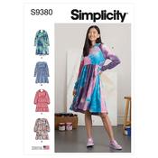 Simplicity Sewing Pattern S9380 Misses' Sweatshirt Dresses image