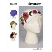 S9424 Misses' Hats and Headband in Three Sizes image