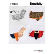 Simplicity Sewing Pattern S9426 Quilted Dog Coats image