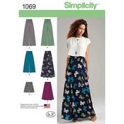 S1069 Women's Wide Leg Trousers or Shorts &amp; Skirts in 2 Lengths - P5 (12-14-16-18-20) image