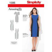 S1586 Women's and Plus Size Amazing Fit Dress - BB (20W-28W) image
