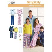 S3935A Women's/Men/Child Sleepwear image