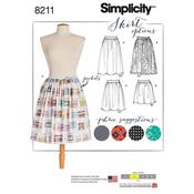 S8211 Women's Dirndl Skirts in Three Lengths - R5 (14-16-18-20-22) image