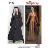 S8482 Pattern 8482 Msses' Costume Coats - H5 (6-8-10-12-14) image
