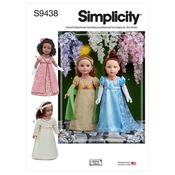 Simplicity Sewing Pattern S9438 18" Doll Clothes image