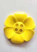 Flower Power giant buttons (60mm) - Yellow image