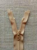 YKK Vislon heavy-duty open-ended zips (no.8) - Fawn / 26" (66cm) image