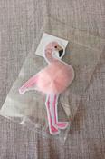 Iron-on Flamingo patch image