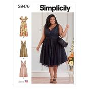Simplicity Sewing Pattern S9476 Women's Dresses - FF (18W-20W-22W-24W) image