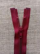 Medium-weight no.5 open-ended zipper (variety of colours/lengths) - Wine / 28" (71cm) image
