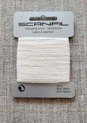 Nylon/wool mix darning yarn - White image