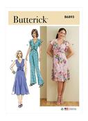 B6893 Misses' Dress and Jumpsuit - A5 (6-8-10-12-14) image