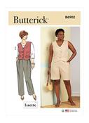 B6902 Women's Vest, Pants and Shorts - W2 (20W-22W-24W-26W-28W)
