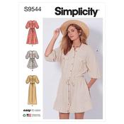 S9544 Misses' Dresses and Jumpsuit - H5 (6-8-10-12-14) image