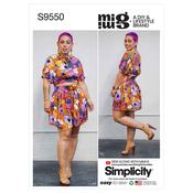 S9550 Misses' Tops, Skirt and Shorts - R5 (14-16-18-20-22) image