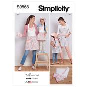 S9565 Children's and Misses' Aprons and Accessories image