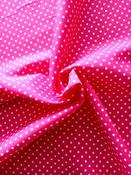 Rose &amp; Hubble 100% cotton polka dot poplin - Cerise image