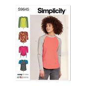 S9645 Misses' Knit Tops image