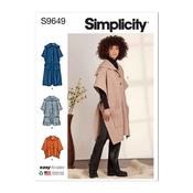 S9649 Misses' Ponchos