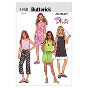B3860 Girls'/Girls' Plus Top, Dress, Shorts &amp; Pants - 10.5-12.5-14.5-16.5 image